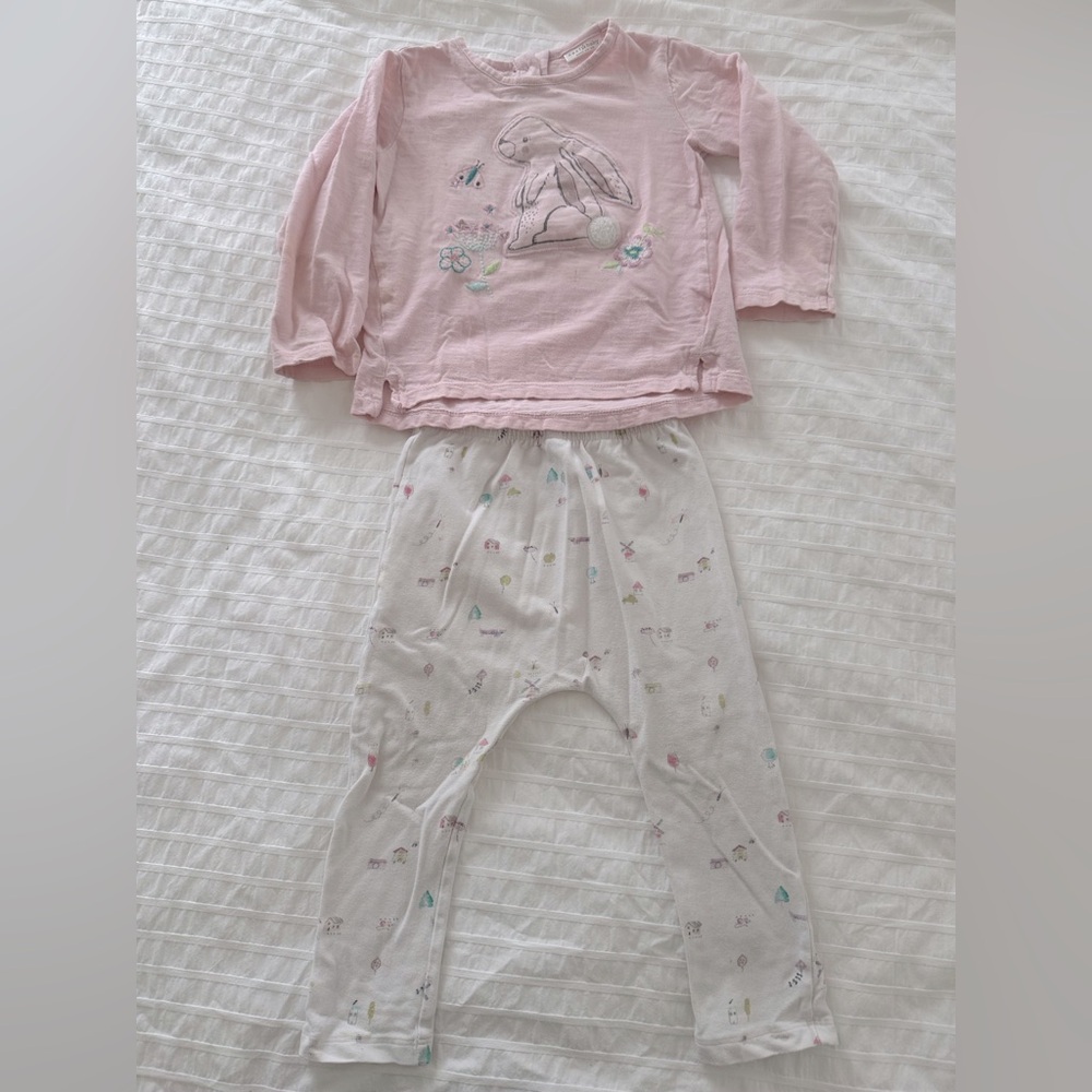 Next set with bunny design size 1 1/2-2 years